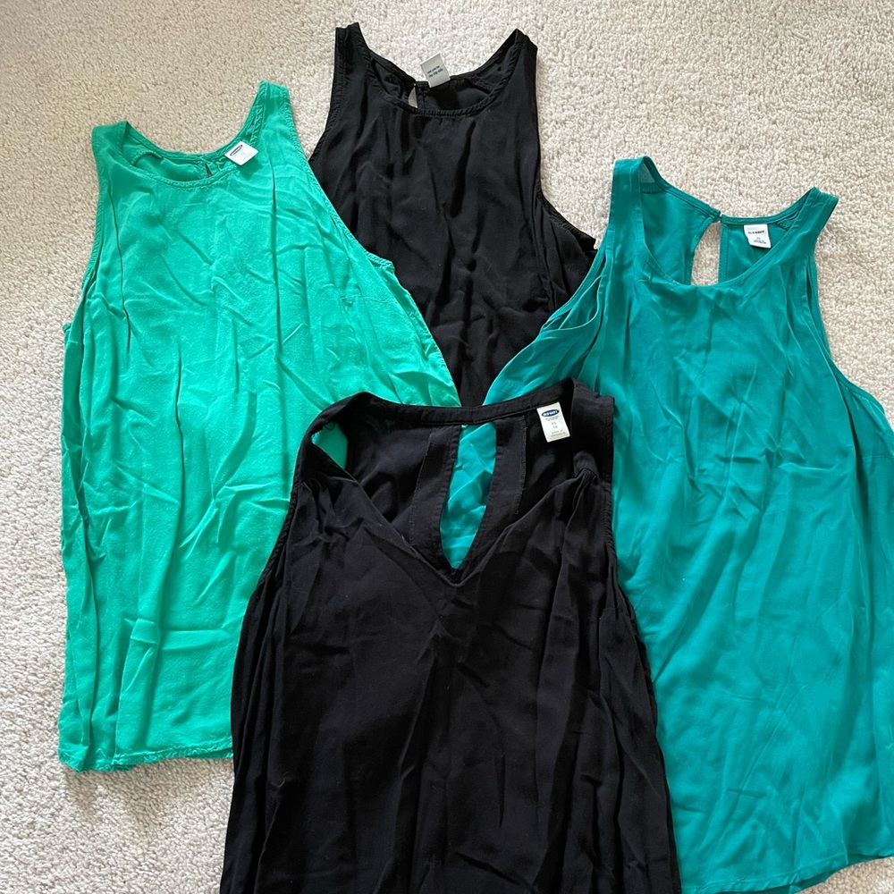 Old Navy casual sleeveless tops size XS bundle - Picture 1 of 14